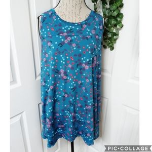 Lane Bryant Sleeveless Tunic Top Size 14/16